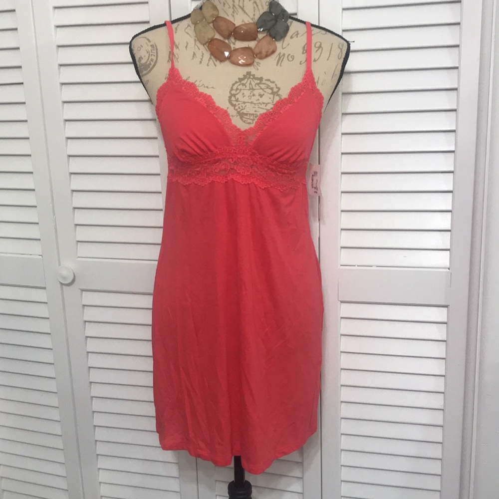 Coral Babydoll Dress